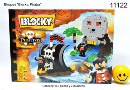 Imagen de BLOQUES "BLOCKY" ISLA PIRATA 140 PIEZAS 9.24